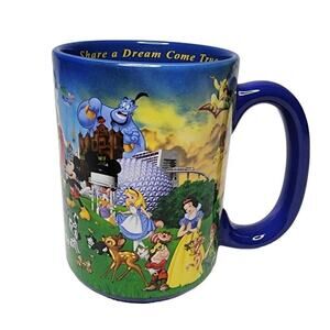 Walt Disney World Coffee Mugs, 100 Years Of Magic Multi Character Ceramic Cup